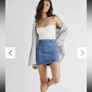 free people skirt . Strech size 10